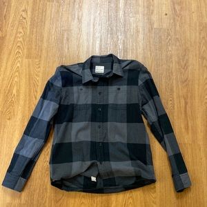 Black and Grey American Eagle Flannel